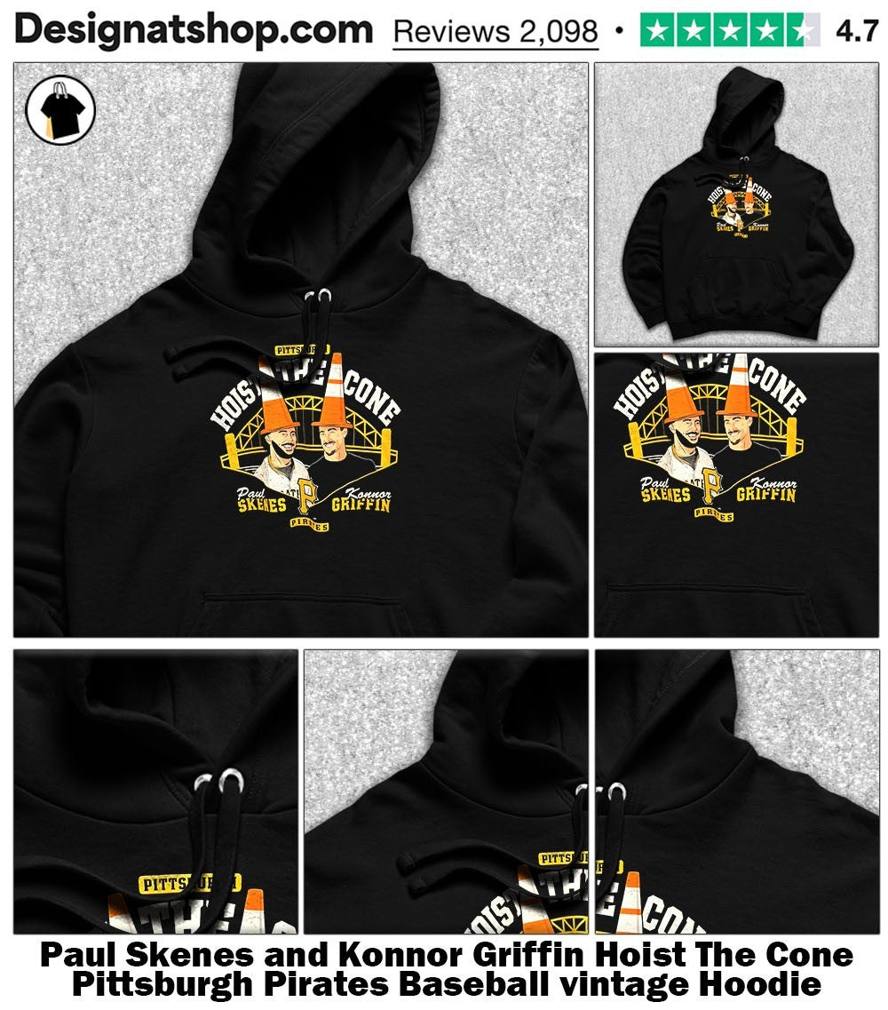 Paul Skenes and Konnor Griffin Hoist The Cone Pittsburgh Pirates Baseball vintage shirt