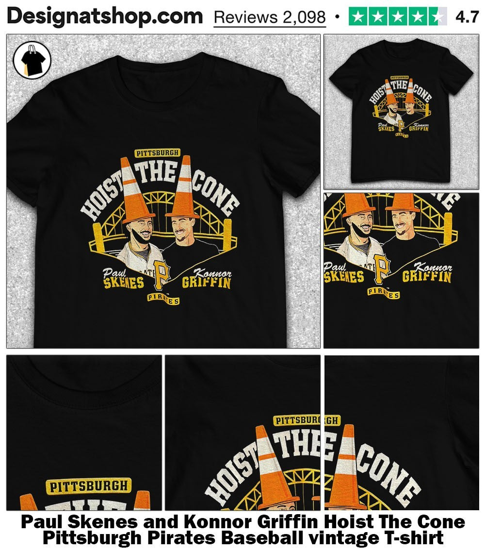 Paul Skenes and Konnor Griffin Hoist The Cone Pittsburgh Pirates Baseball vintage shirt