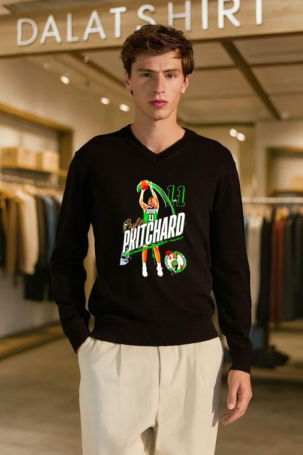 Payton Pritchard Boston Celtics Number 11 Basketball Player shirt