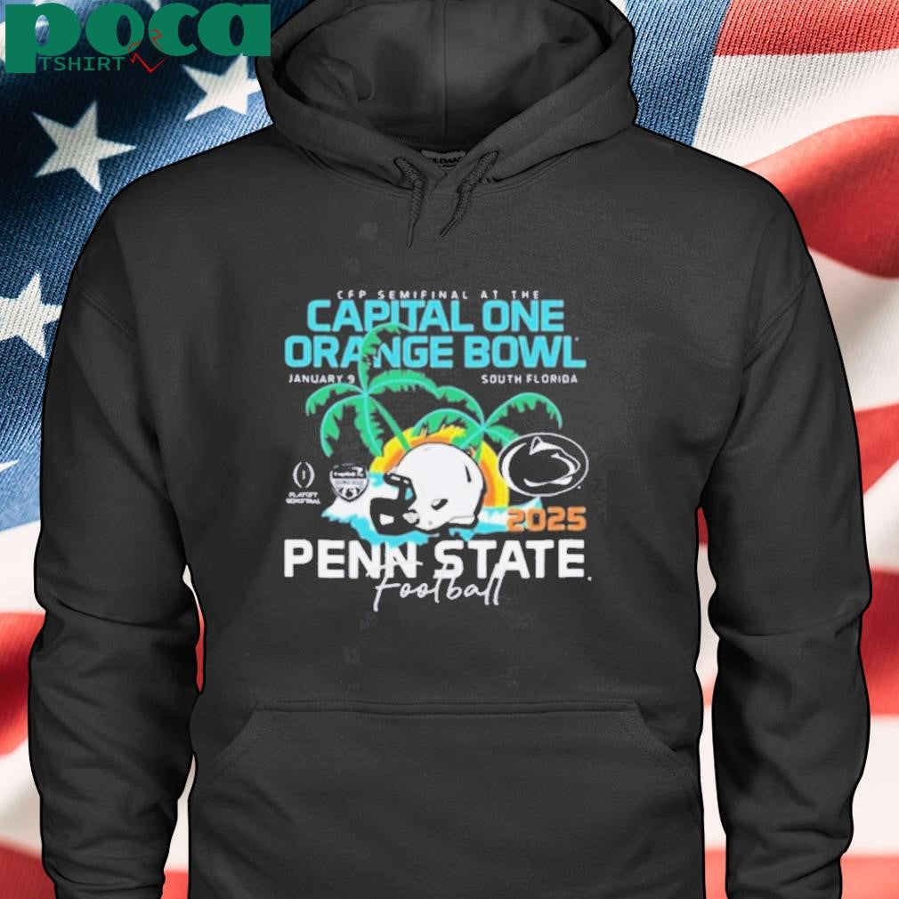 Penn State Nittany Lions Football 2025 Capital One Orange Bowl Bound January 9 South Florida Shirt