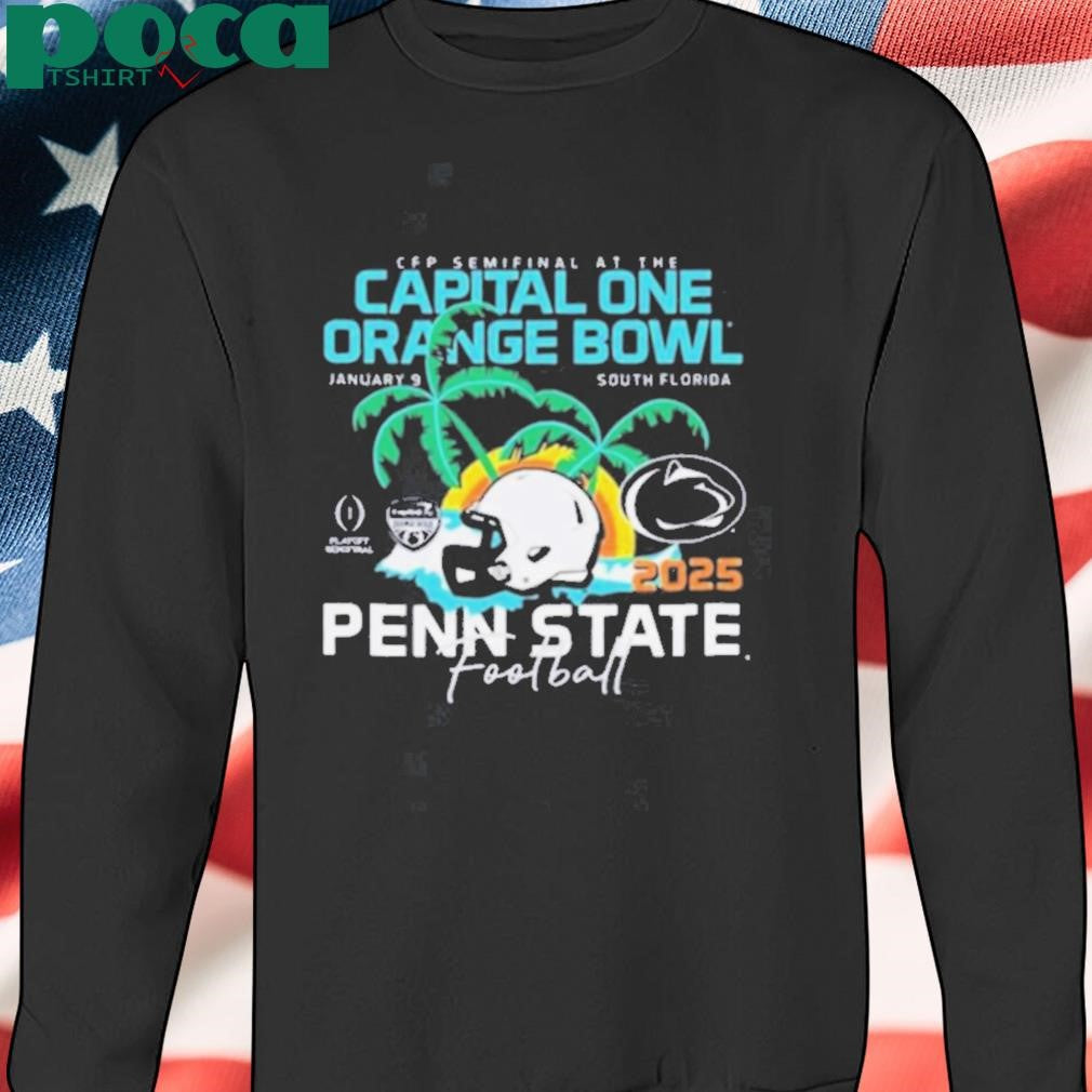 Penn State Nittany Lions Football 2025 Capital One Orange Bowl Bound January 9 South Florida Shirt