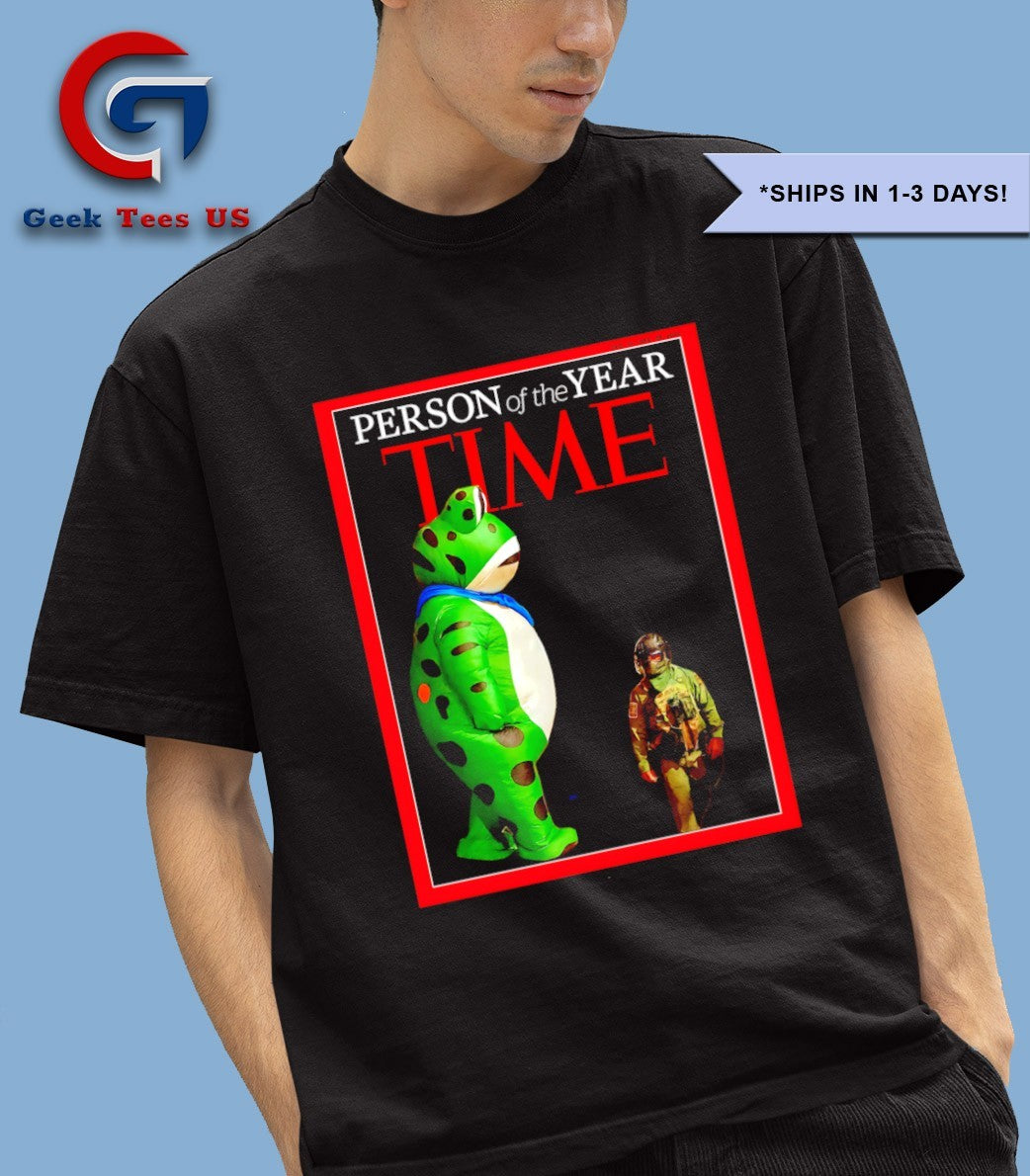 Person of the Year Time Portland Frog Protest shirt