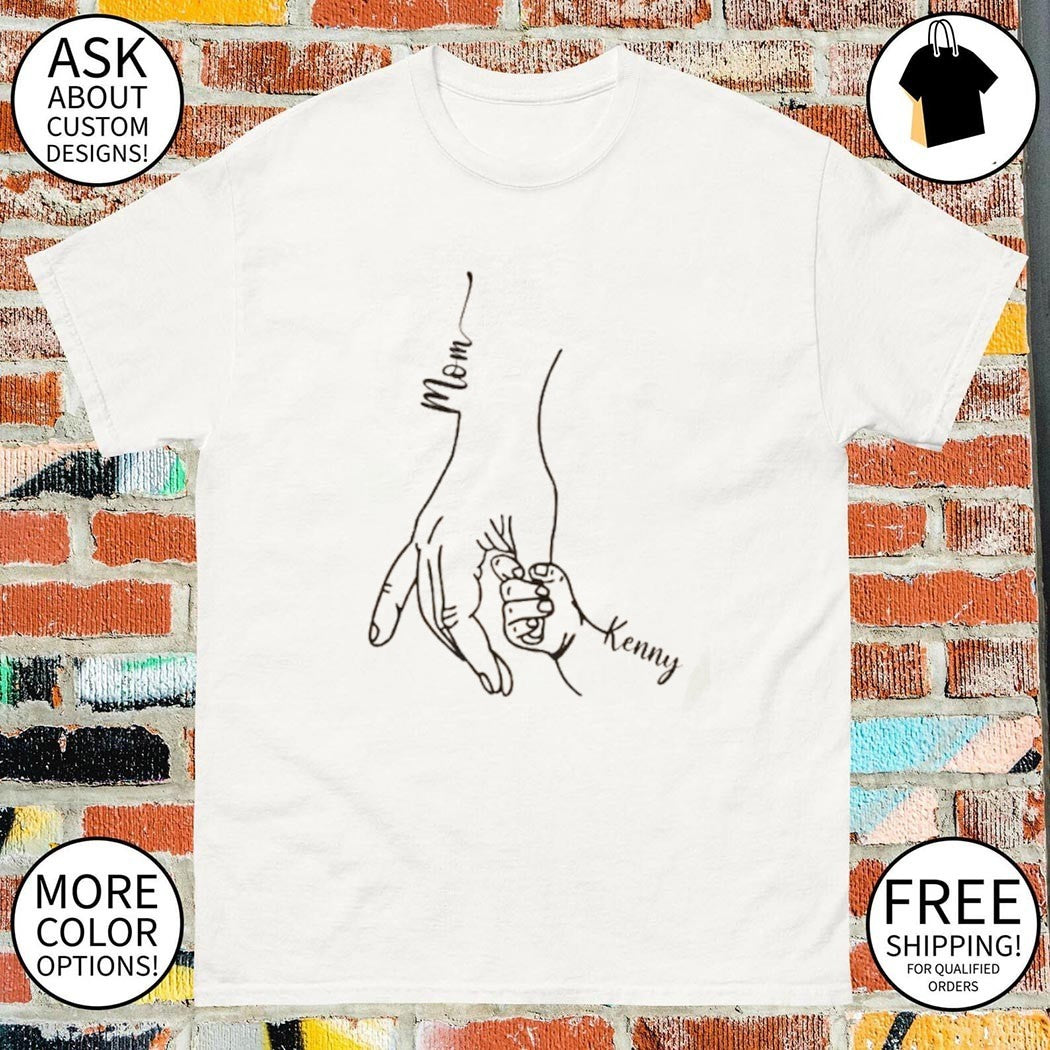 Personalized Mom Kids Hands Mother’s Day shirt