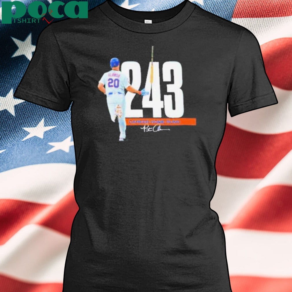 Pete Alonso 243 Career Home Runs signature shirt