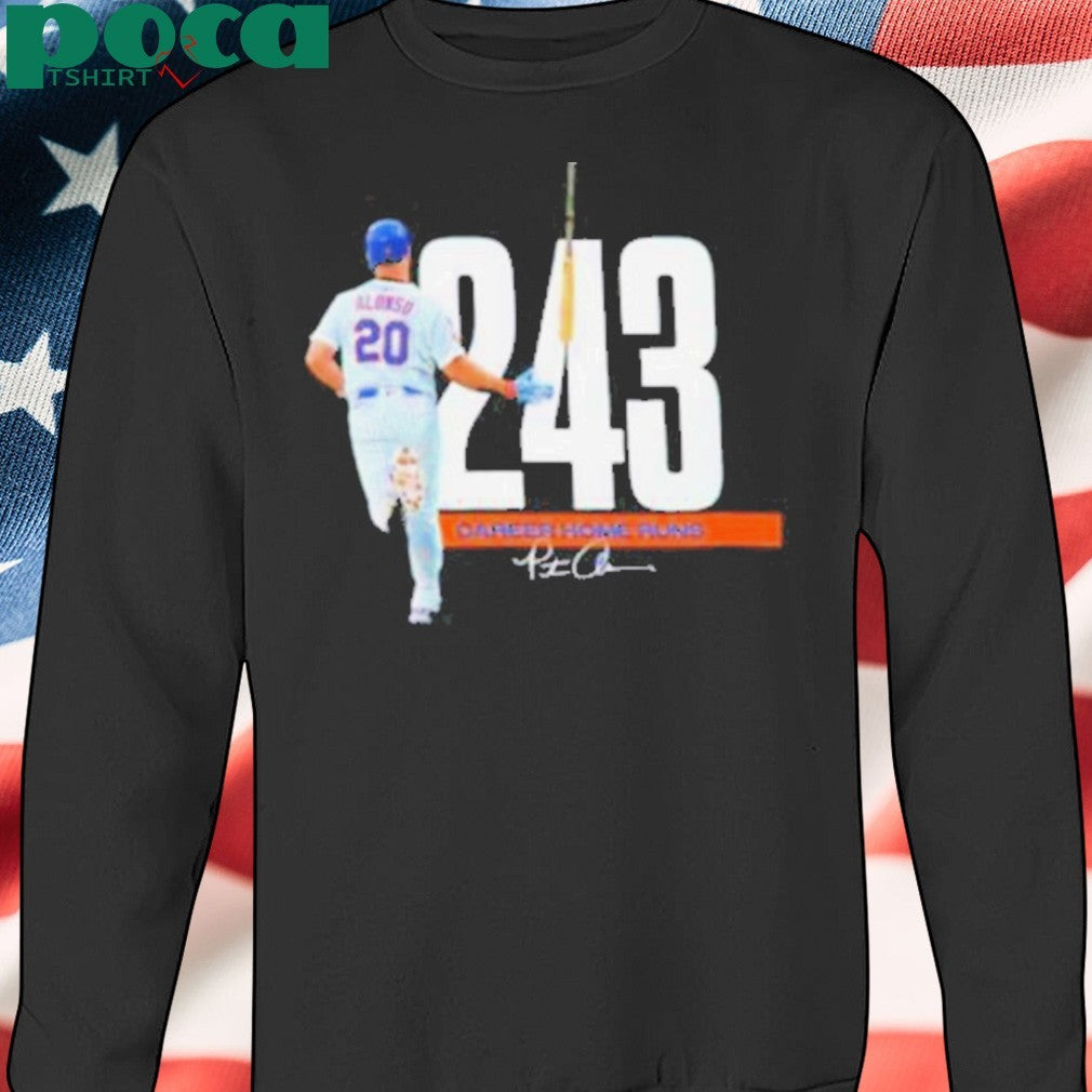 Pete Alonso 243 Career Home Runs signature shirt