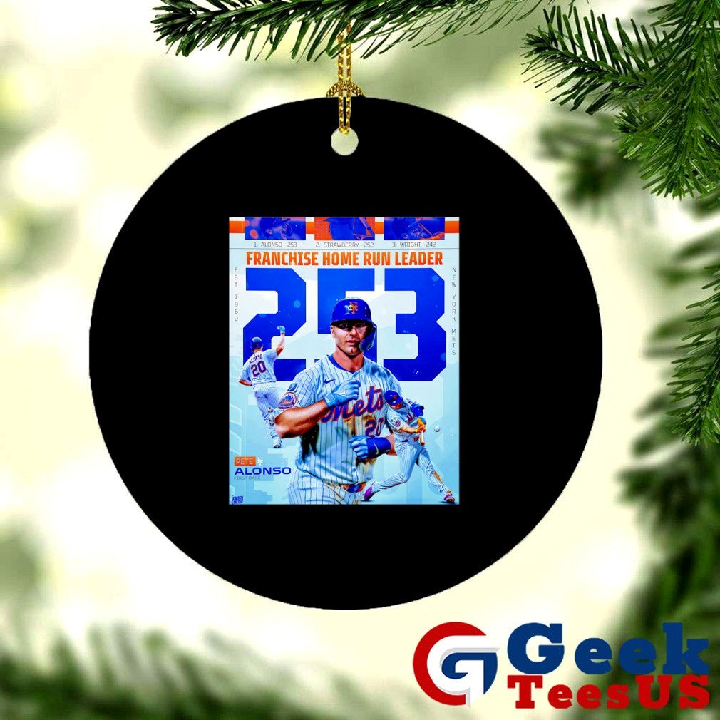 Pete Alonso 253 Franchise Home Run Leader New York Mets MLB shirt
