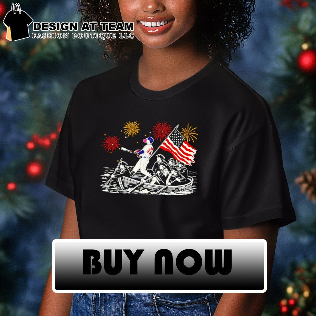 Pete Crow-Armstrong Chicago Cubs Crossing The Delaware firework 4th of July 2026 shirt