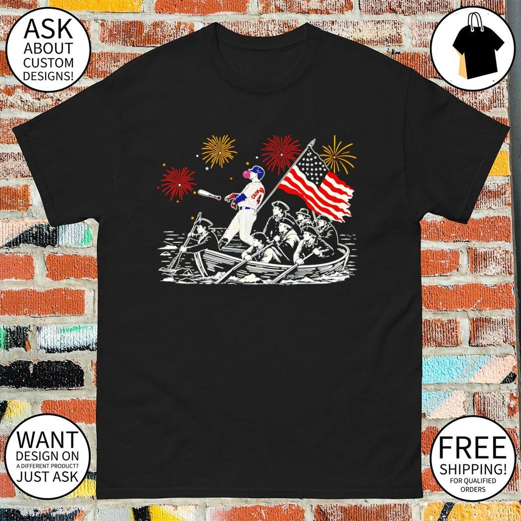 Pete Crow-Armstrong Chicago Cubs Crossing The Delaware firework 4th of July 2026 shirt
