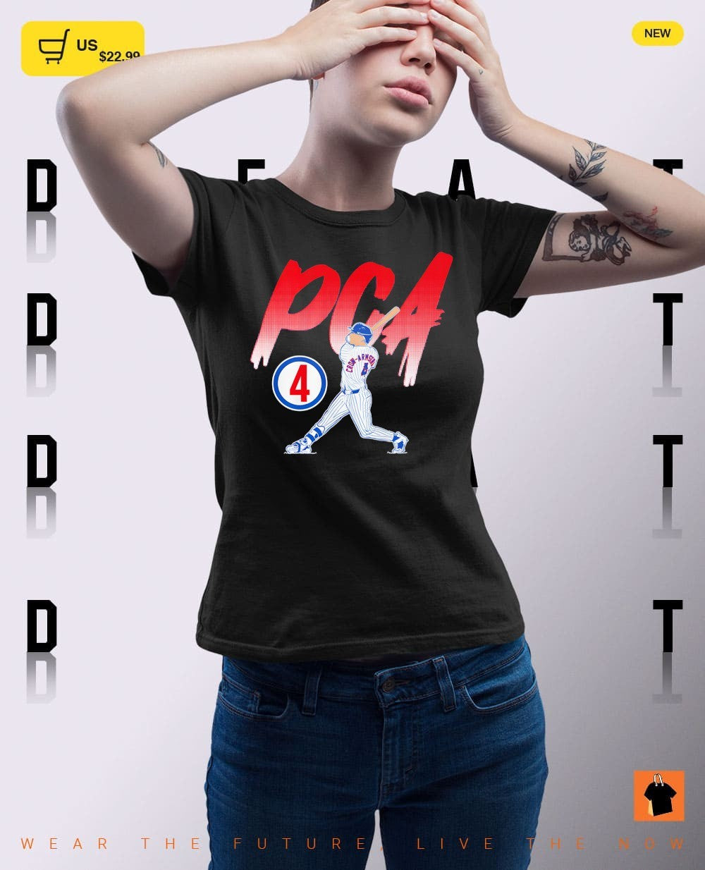 Pete Crow-Armstrong PCA 4 Chicago Cubs Baseball Slugger Swing Number shirt