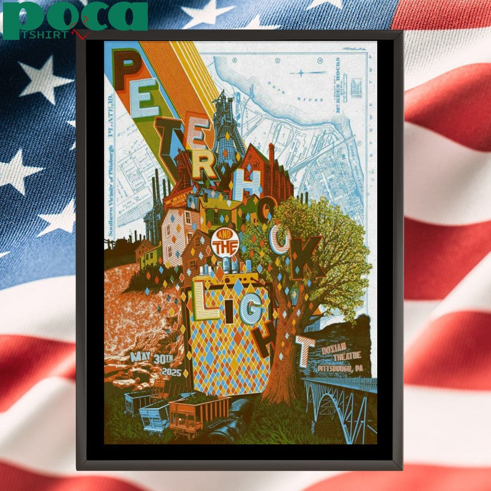 Peter Hook And The Light In Pittsburgh PA On May 30 2025 Poster Shirt
