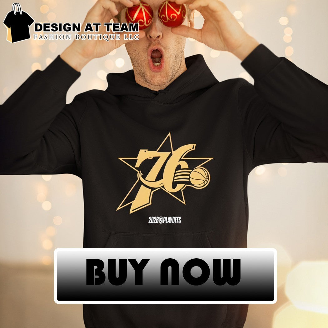 Philadelphia 76ers gold NBA Basketball 2026 Playoffs shirt