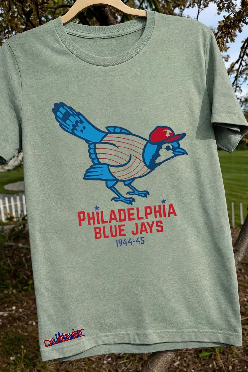 Philadelphia Blue Jays 1944-45 Bird Wearing Baseball Cap shirt