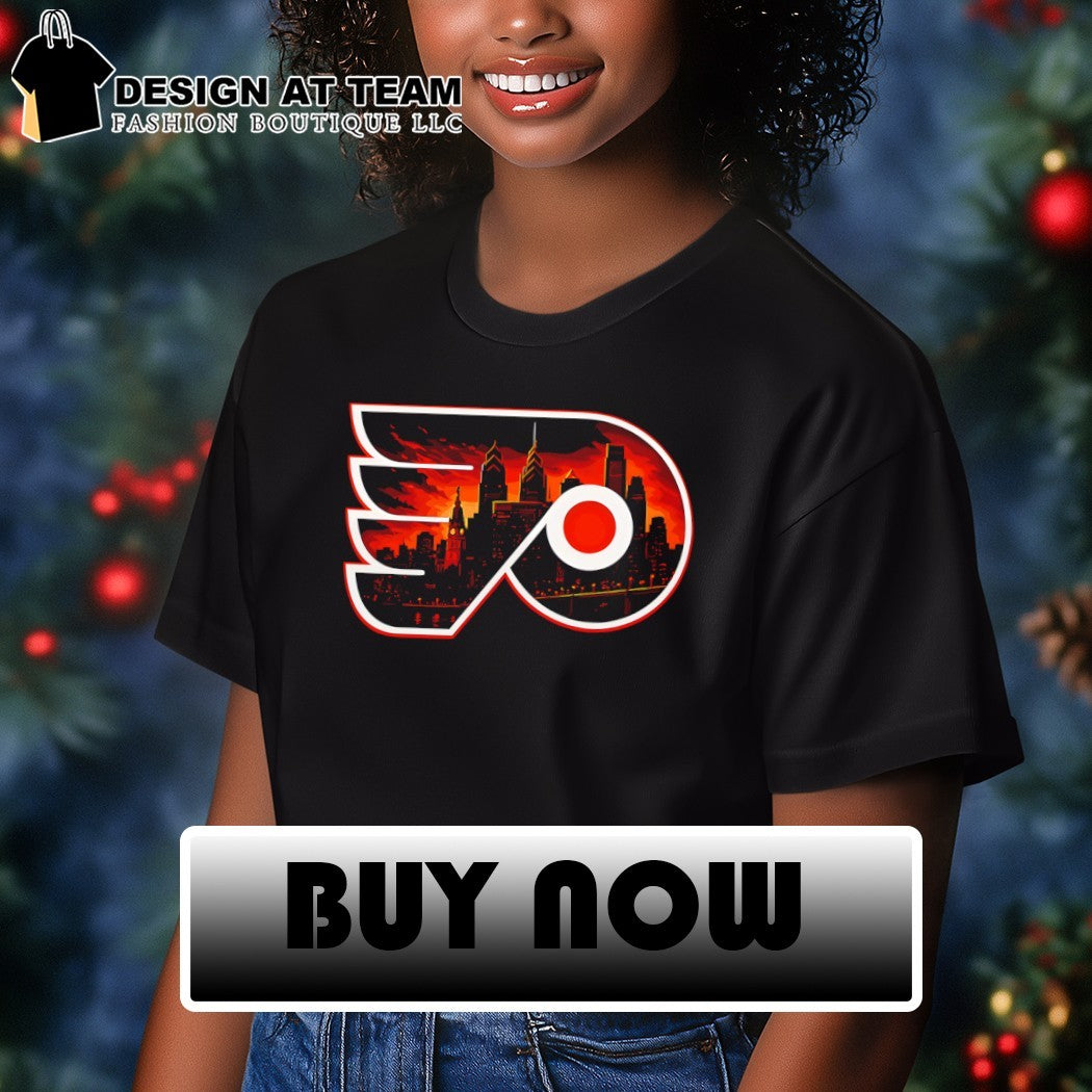 Philadelphia Flyers Hockey City Skyline logo 2026 shirt