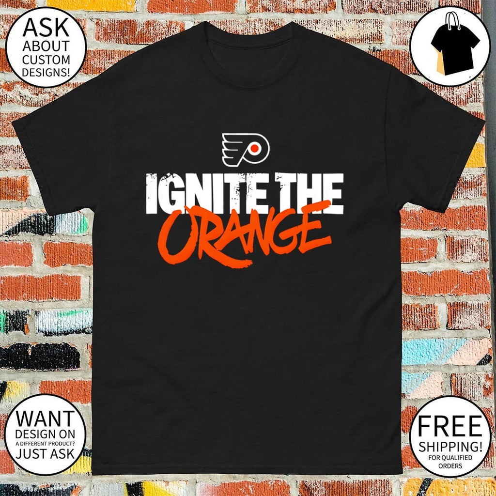 Philadelphia Flyers Hockey ignite the orange shirt