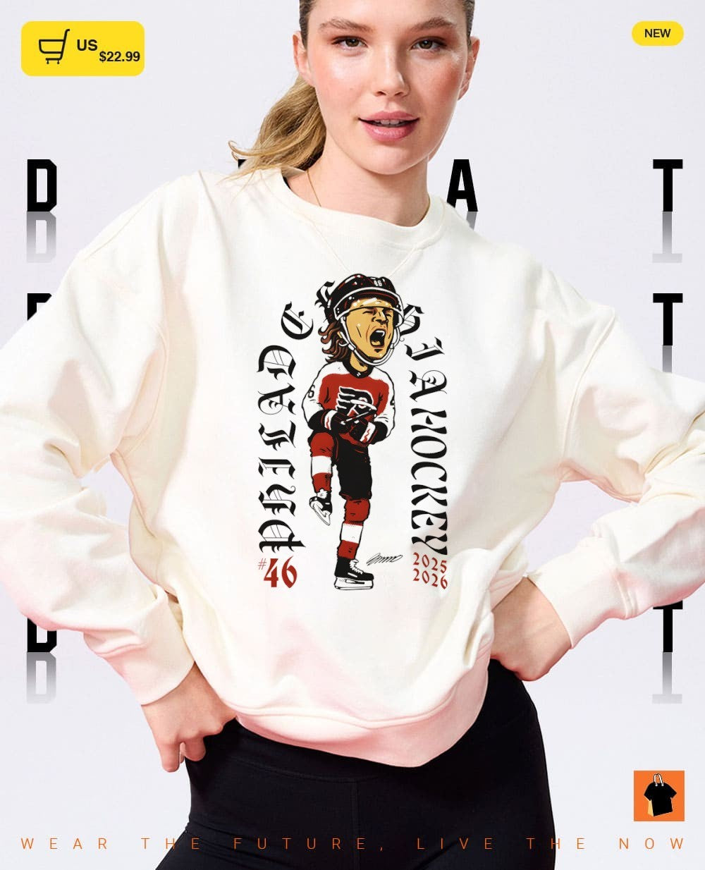 Philadelphia Hockey 46 Trevor Zegras 2026 NHL shirt