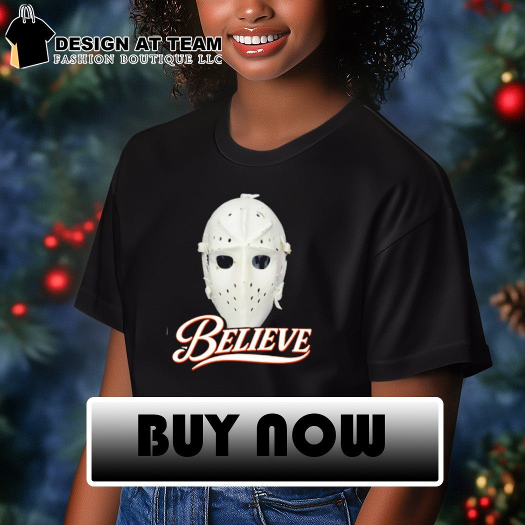 Philadelphia Hockey Believe 3 8% Chance Jason Voorhees mask shirt