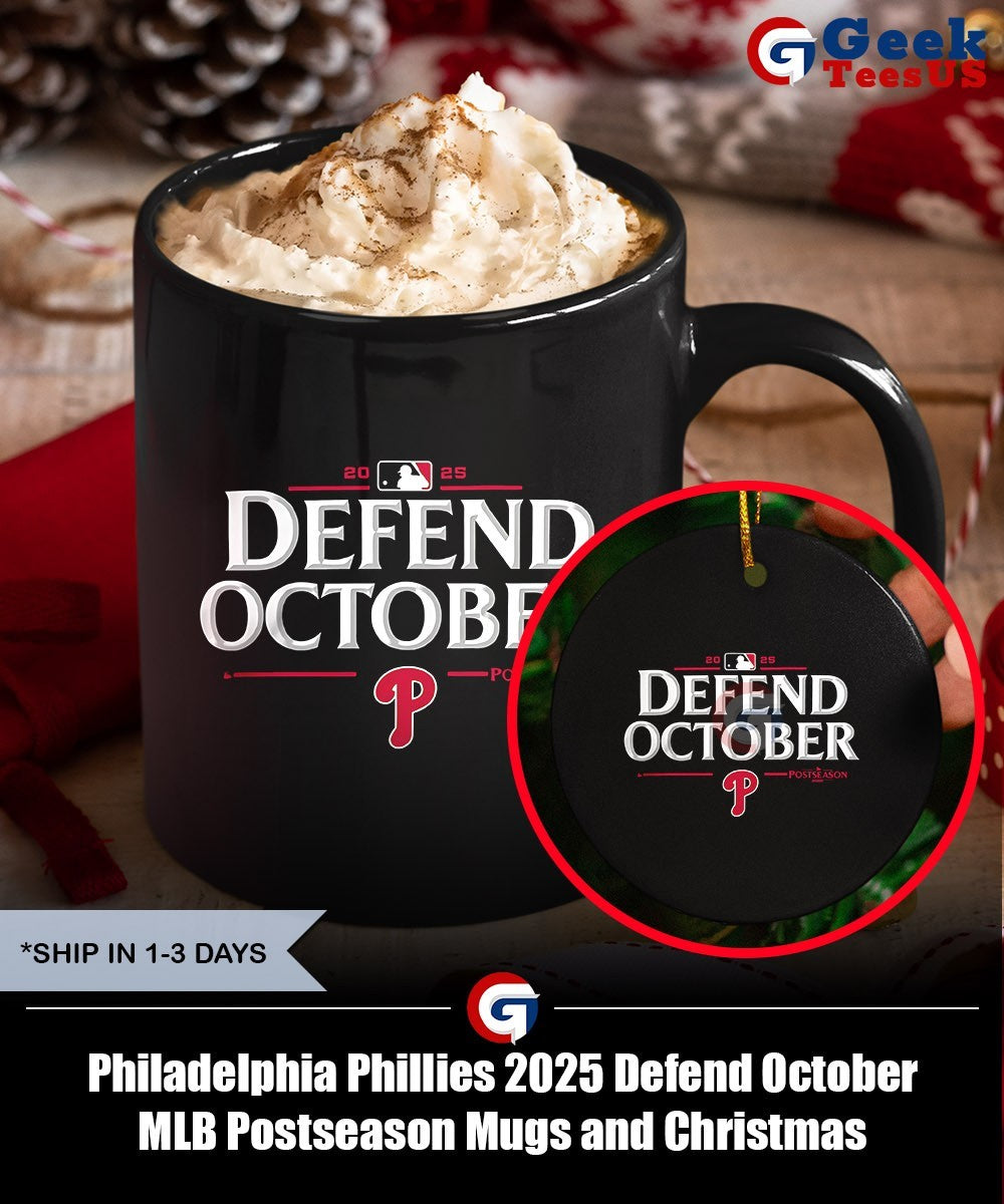 Philadelphia Phillies 2025 Defend October MLB Postseason shirt