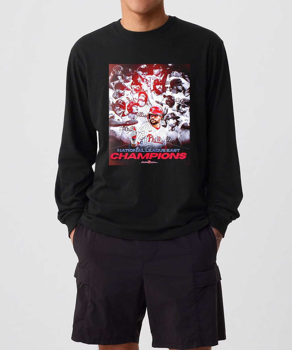 Philadelphia Phillies Back to Back National League East champions 2025 poster shirt