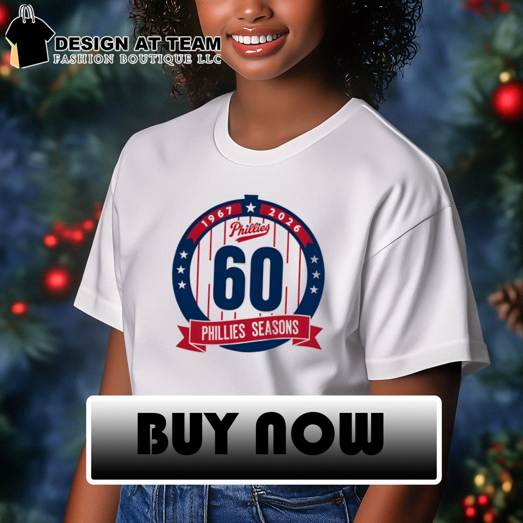 Philadelphia Phillies Baseball Phillies Season 60th Anniversary 1967 2026 shirt