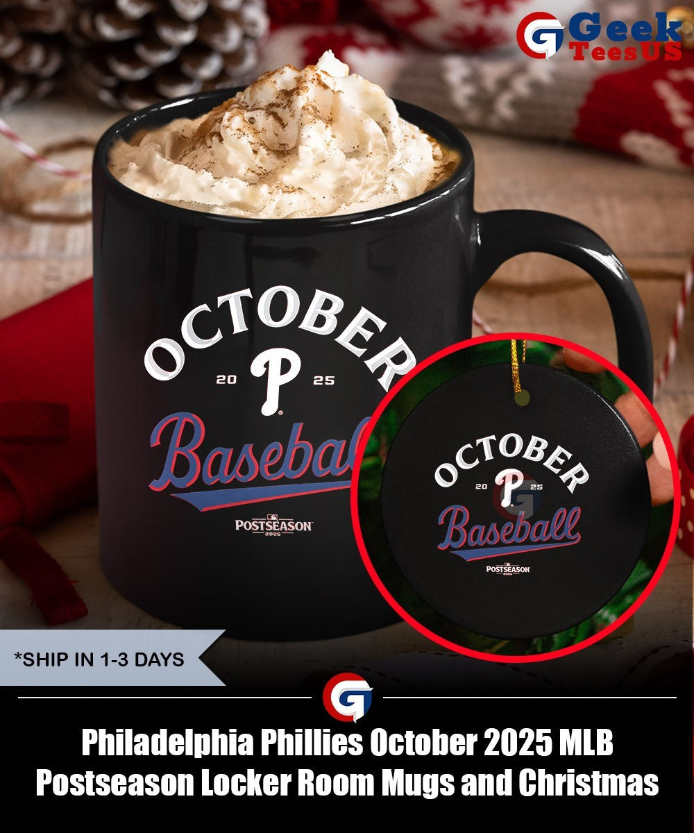 Philadelphia Phillies October 2025 MLB Postseason Locker Room shirt