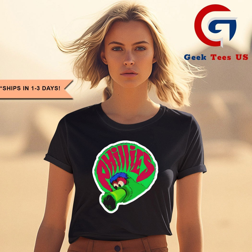 Philly Phanatic mascot 2025 graphic shirt