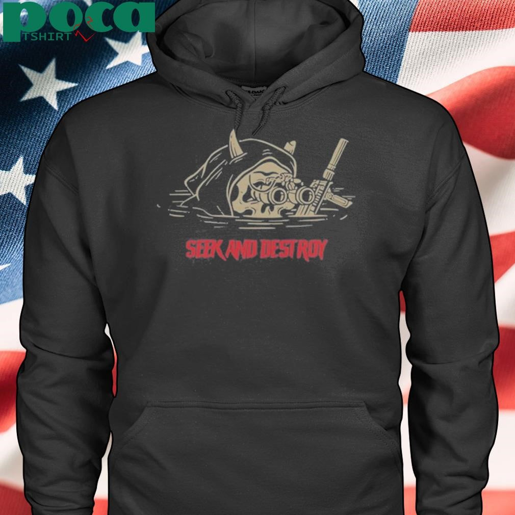 Phosphor Seek And Destroy Heavyweight Fde Red Shirt