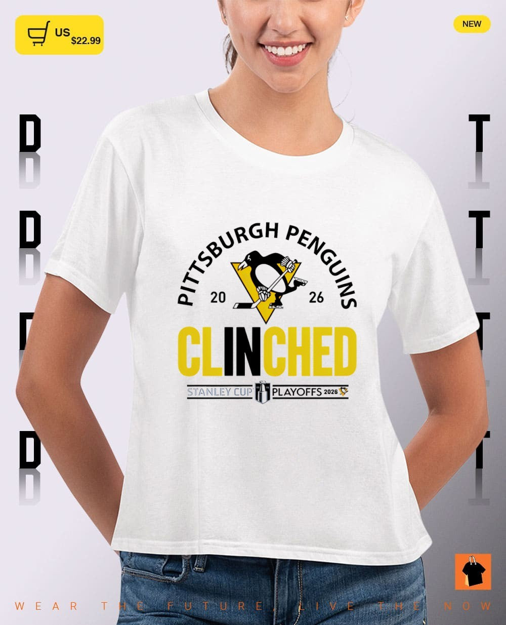 Pittsburgh Penguins Hockey Clinched Stanley Cup Playoffs 2026 shirt