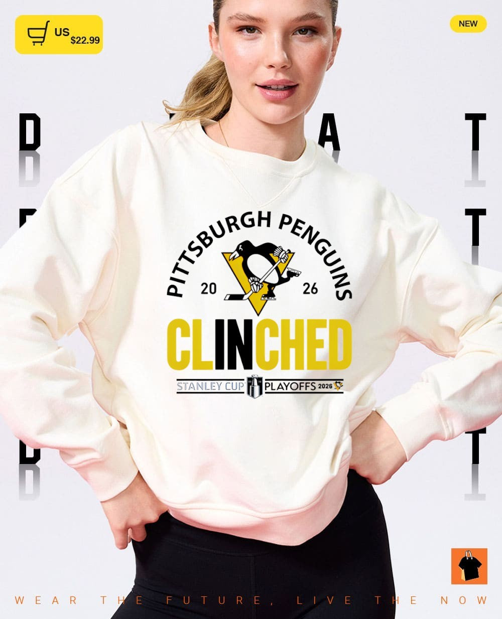 Pittsburgh Penguins Hockey Clinched Stanley Cup Playoffs 2026 shirt