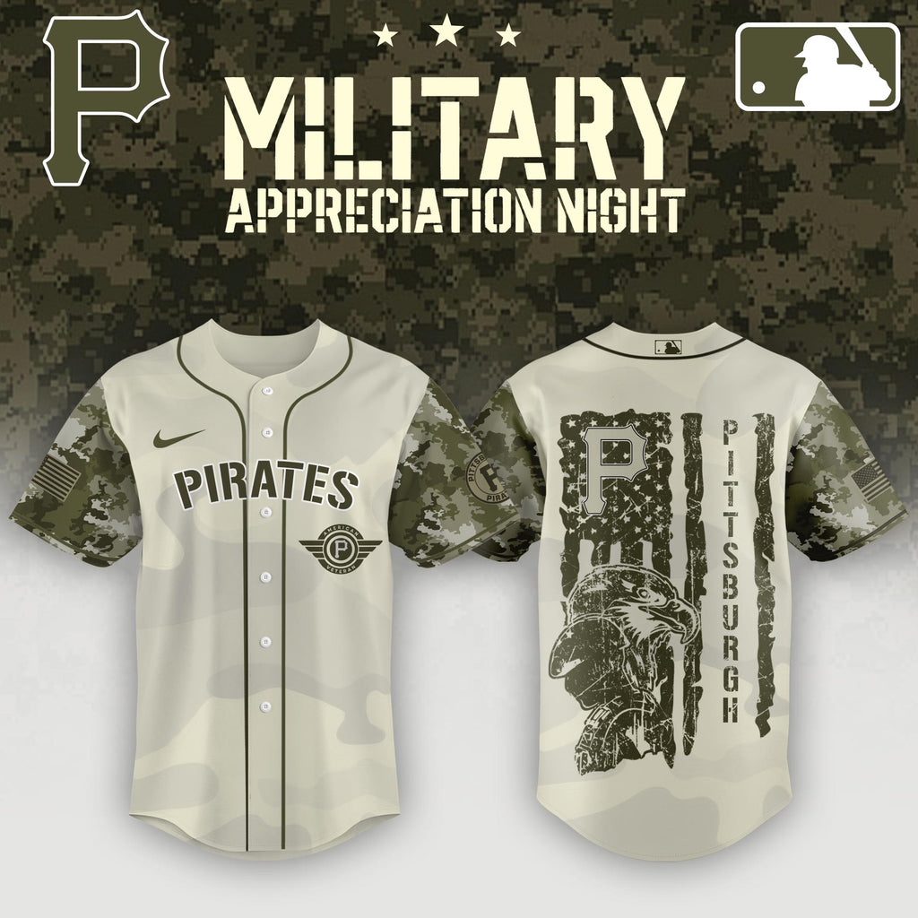 Pittsburgh Pirates Armed Forces Day Jersey