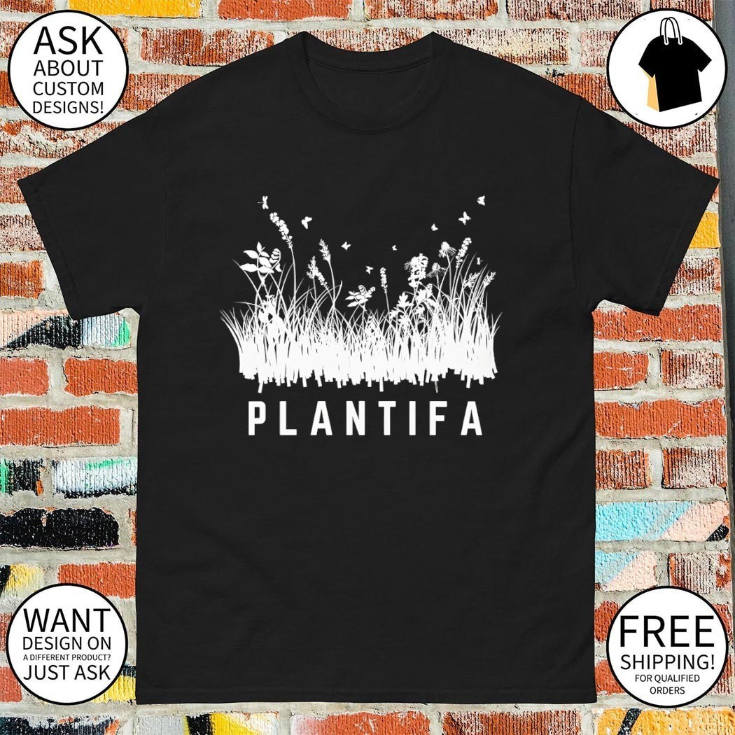 Plantifa floral Wildflowers and Butterflies 2026 vintage shirt
