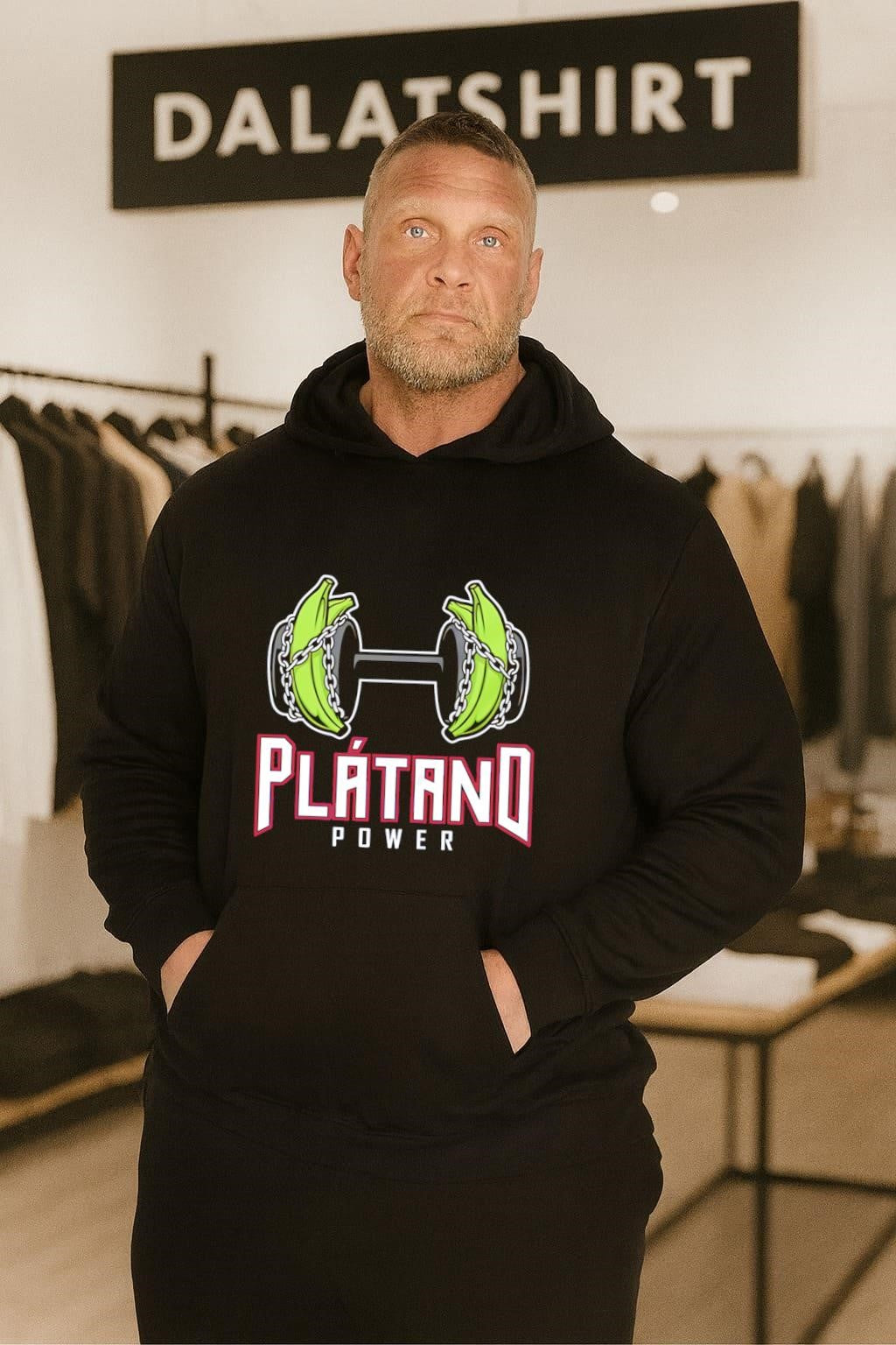 Platano Power Dumbbell Bananas shirt