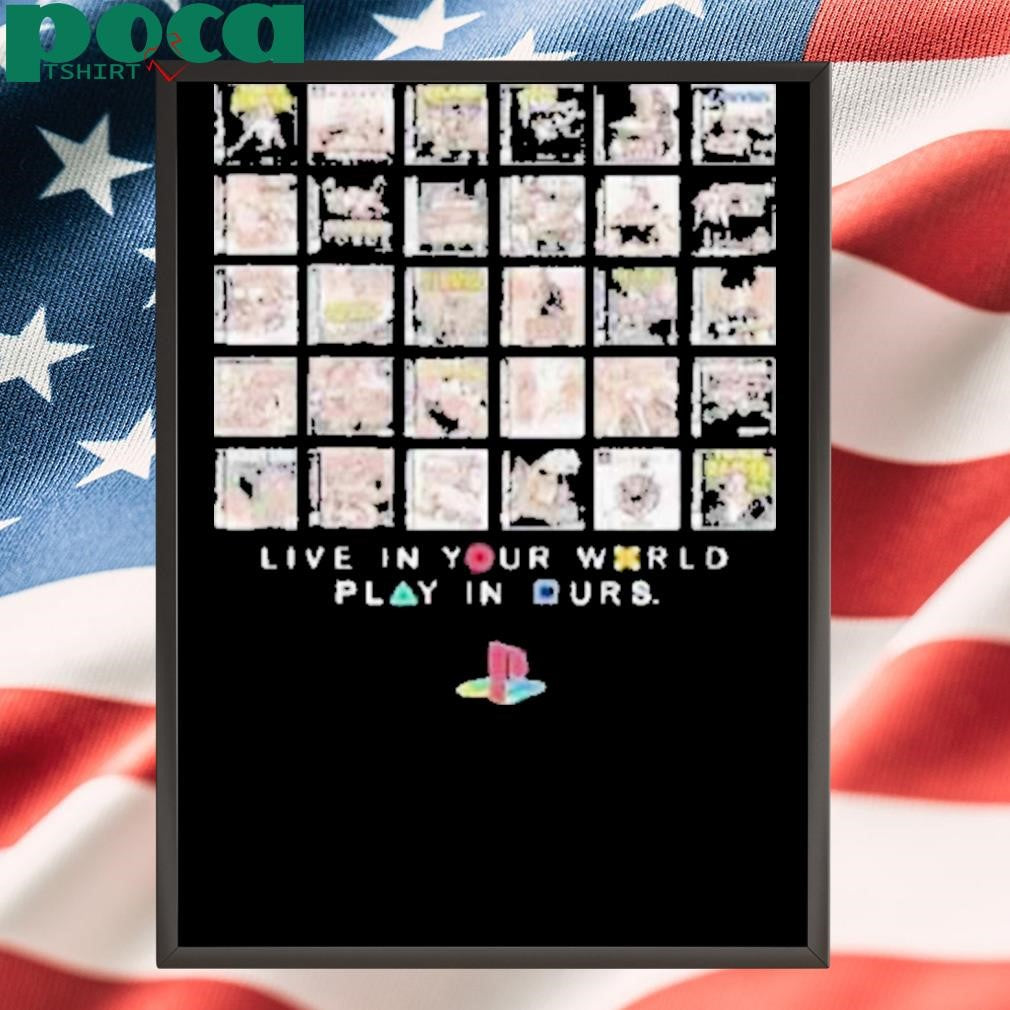Playstation Live In Your World Play In Ours America 30th Anniversary Shirt