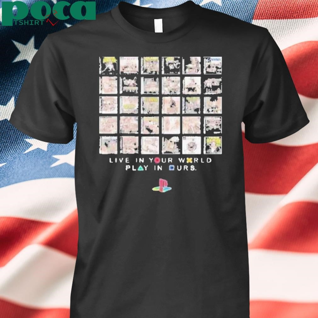 Playstation Live In Your World Play In Ours America 30th Anniversary Shirt