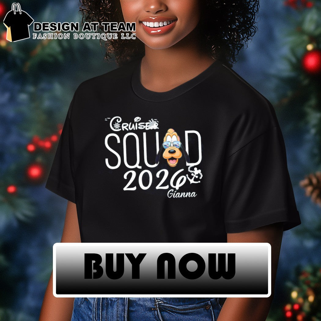 Pluto Cruise Squad 2026 Gianna shirt
