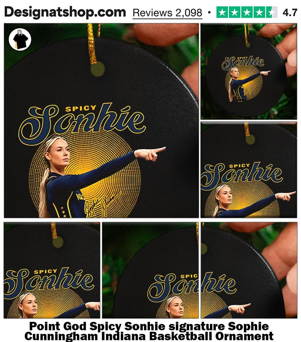 Point God Spicy Sonhie signature Sophie Cunningham Indiana Basketball shirt