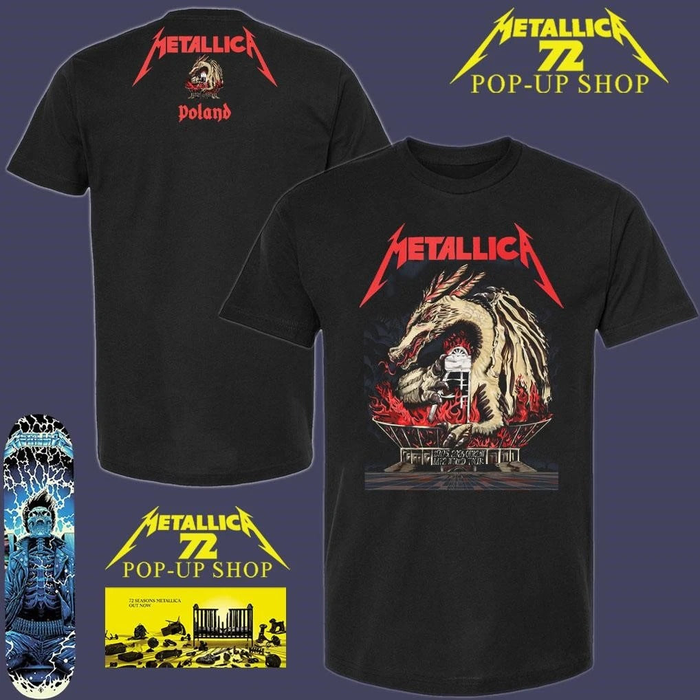 Metallica M72 Chorzów May 19, 2026 Art by Banachkarol Pop-Up Shop T-Shirt