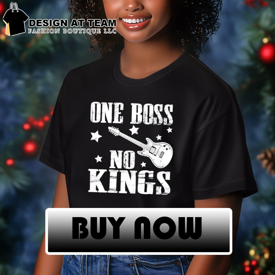 Political Freedom One Boss No Kings anti Monarchy Protest shirt
