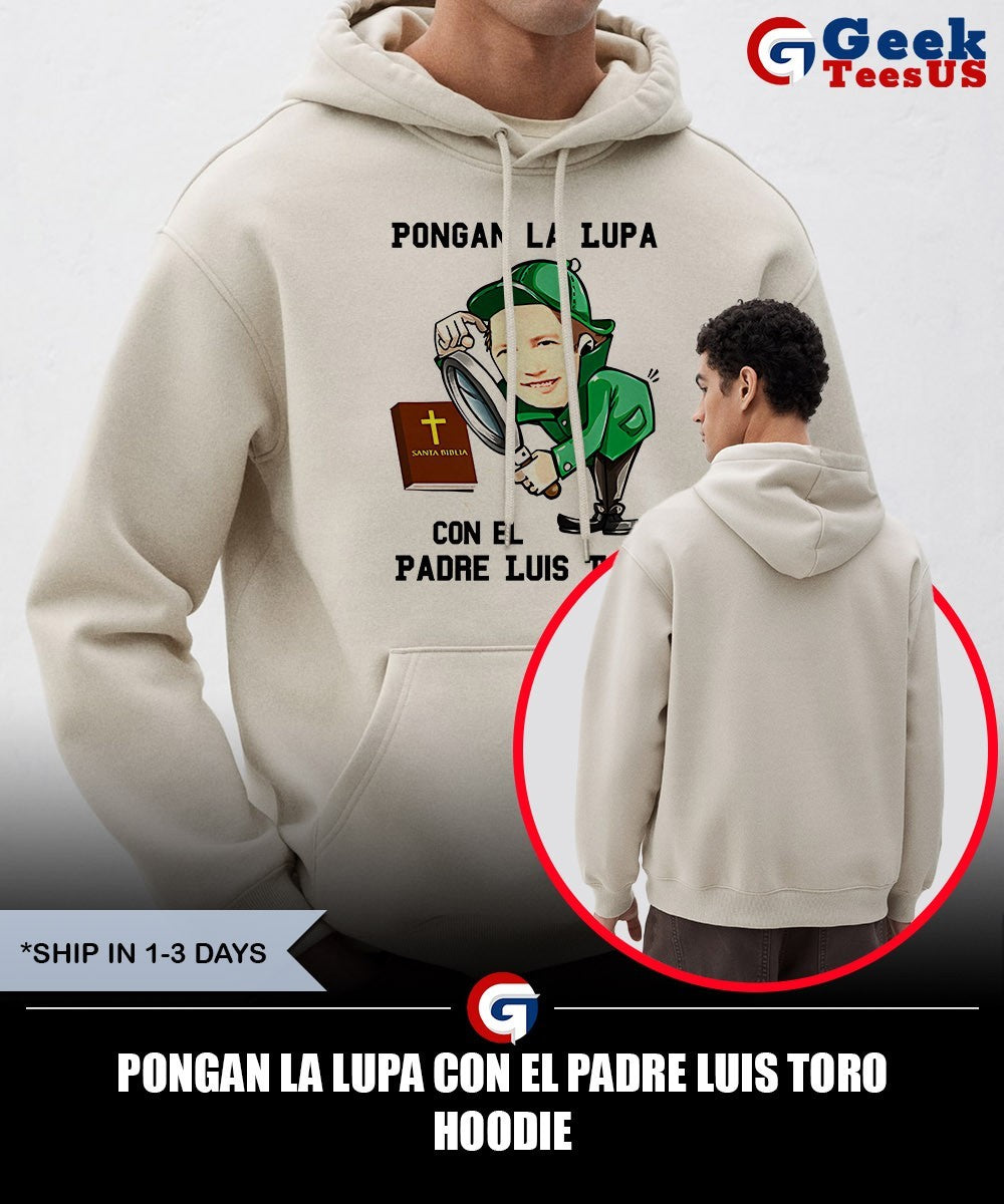 Pongan La lupa con el padre luis toro shirt