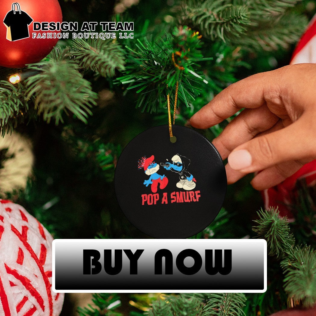 Pop a Smurf cartoon shirt