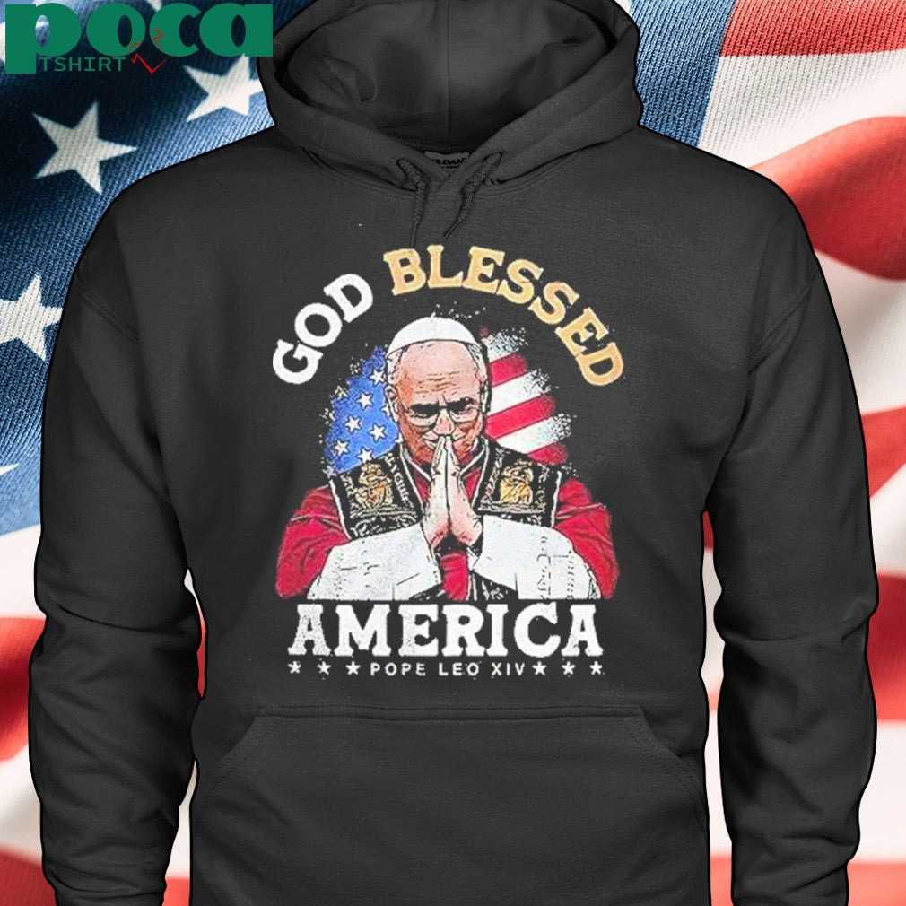 Pope Leo Xiv God Blessed America Shirt