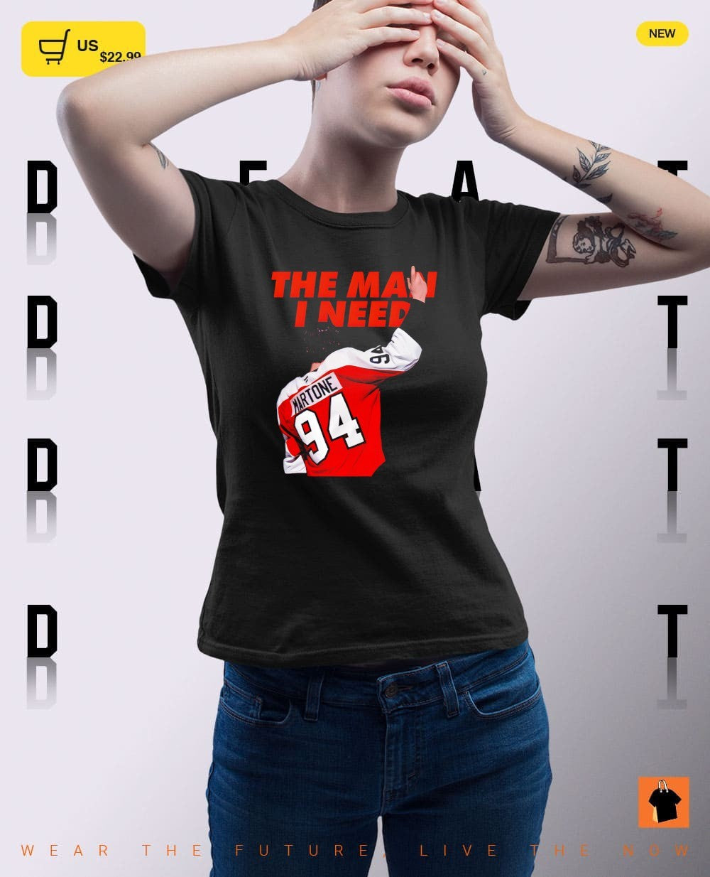 Porter Martone The Man I Need Philadelphia Flyers Shirt