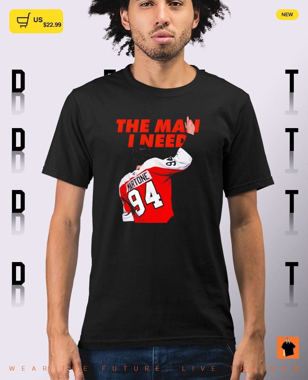 Porter Martone The Man I Need Philadelphia Flyers Shirt