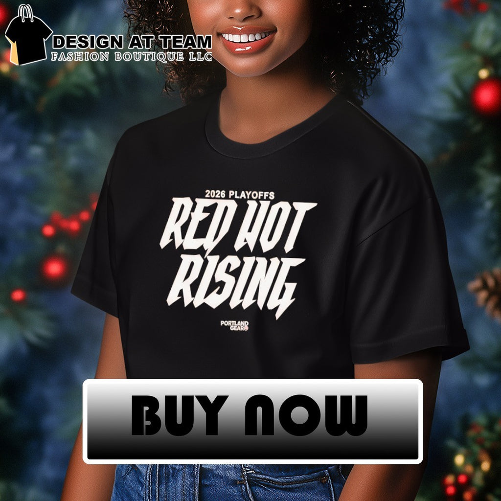 Portland Trail Blazers Red Hot Rising 2026 Playoffs shirt