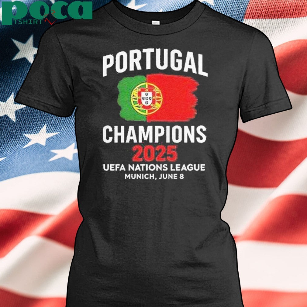 Portugal Champions 2025 Uefa Nations League Shirt