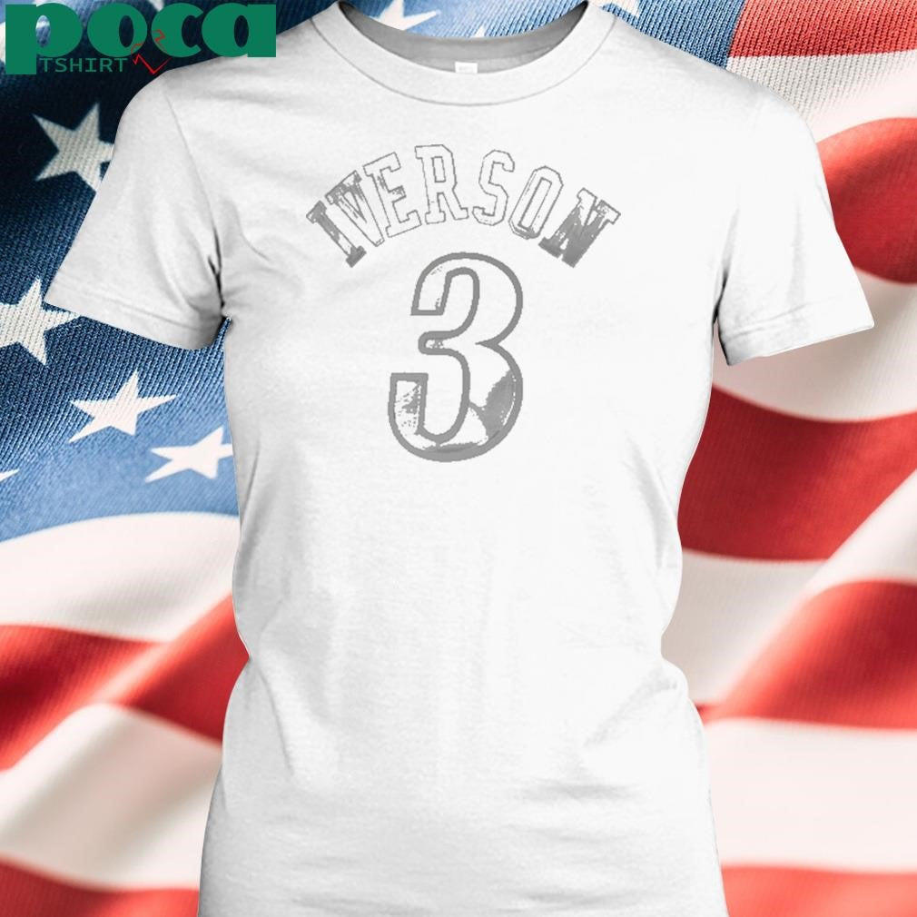 Post Malone x Reebok White Iverson Anniversary shirt