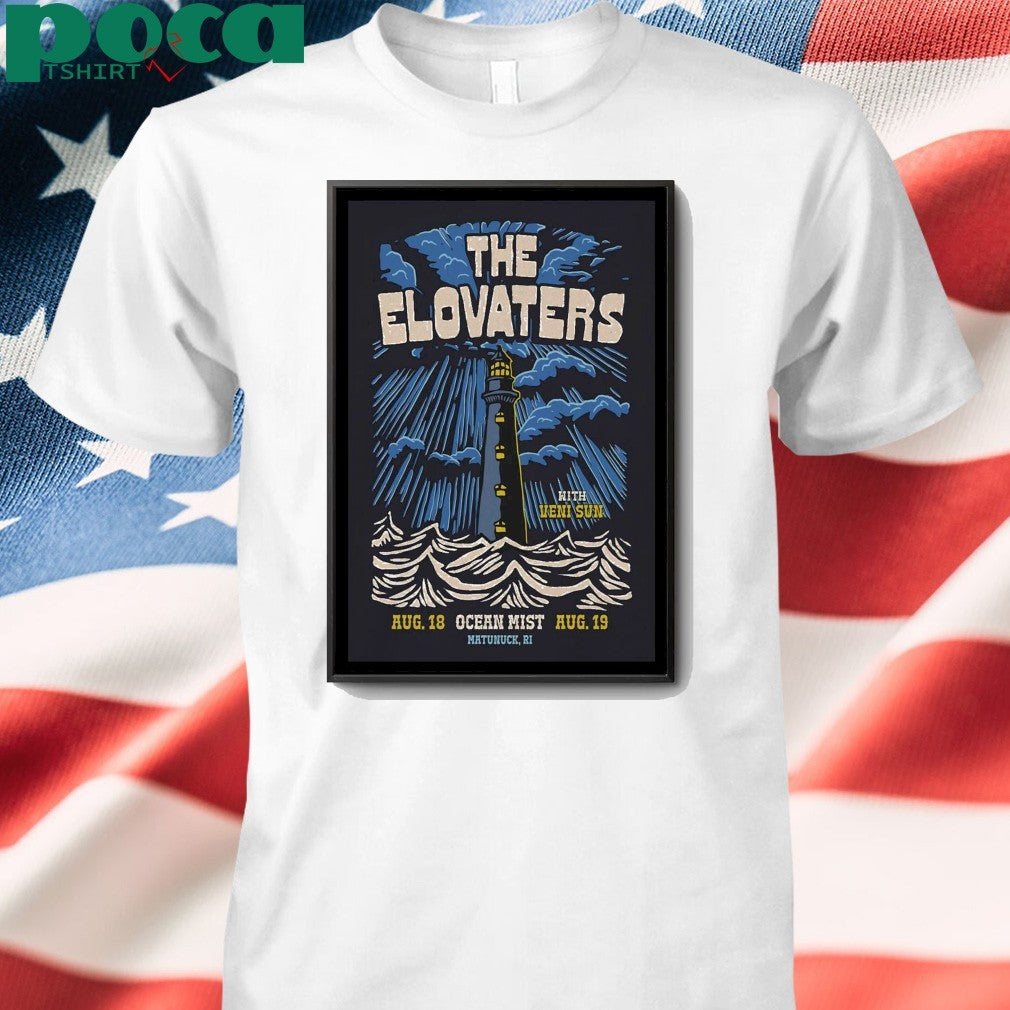 Poster 08.18.2025 The Elovaters Matunuck, RI Event shirt