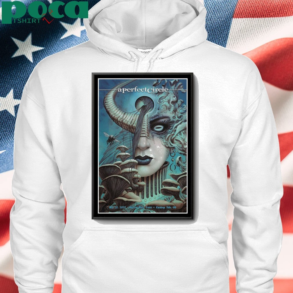 Poster A Perfect Circle May 25 2025 Blossom Music Center Cuyahoga Falls, OH shirt