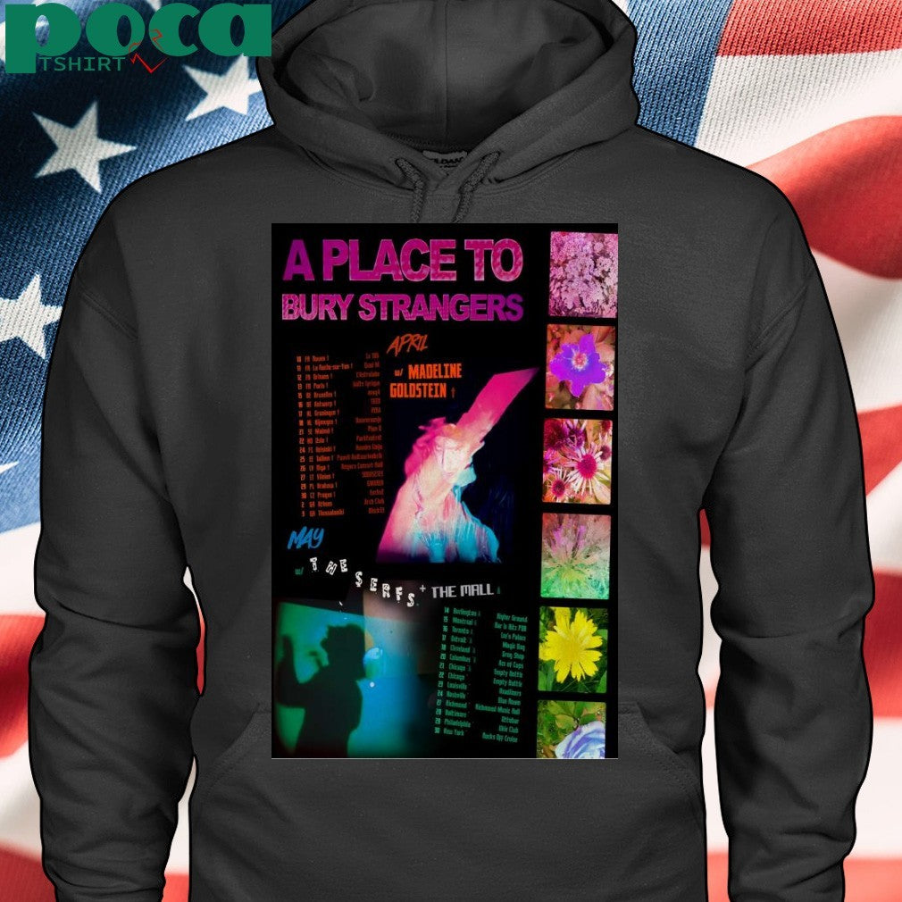 Poster A Place To Bury Strangers April & May Tour 2025 T-Shirt