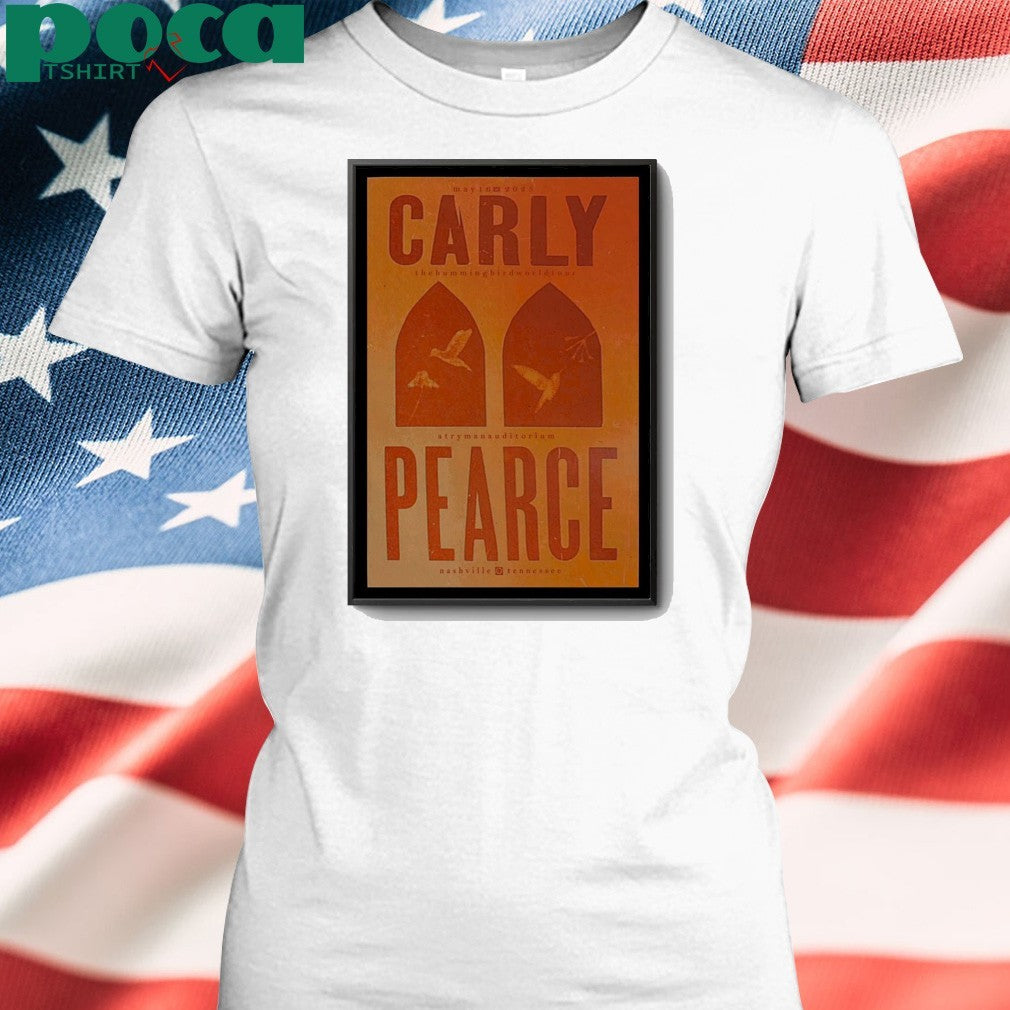 Poster Carly Pearce Nashville, TN 2025 May 16 Concert shirt