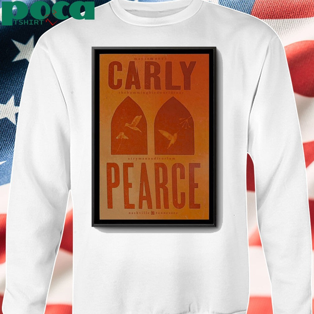 Poster Carly Pearce Nashville, TN 2025 May 16 Concert shirt